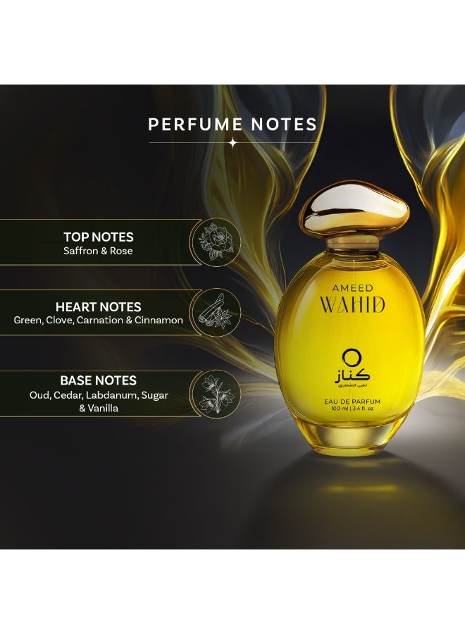kenaz KÉNAZ AMEED WAHID Unisex Oriental 100ML EDP - Image 3